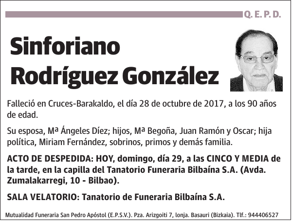 Sinforiano Rodríguez González