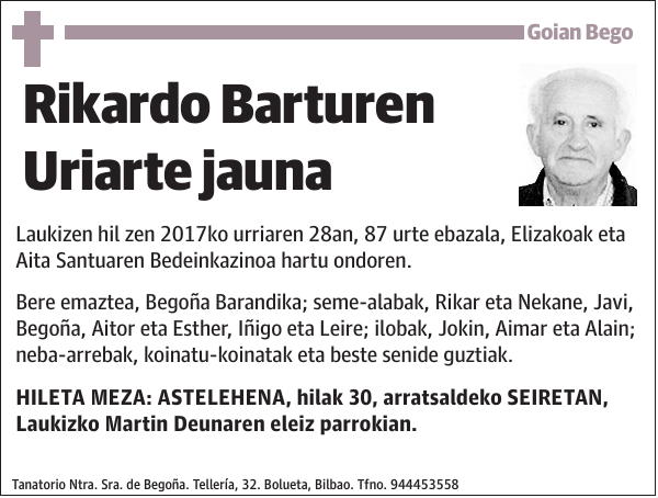 Rikardo Barturen Uriarte