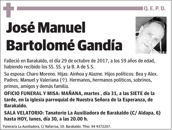 José Manuel Bartolomé Gandía