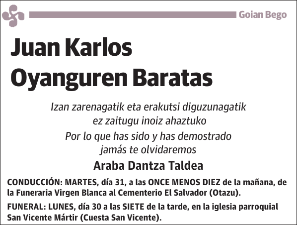 Juan Karlos Oyanguren Baratas