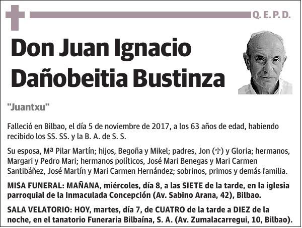 Juan Ignacio Dañobeitia Bustinza