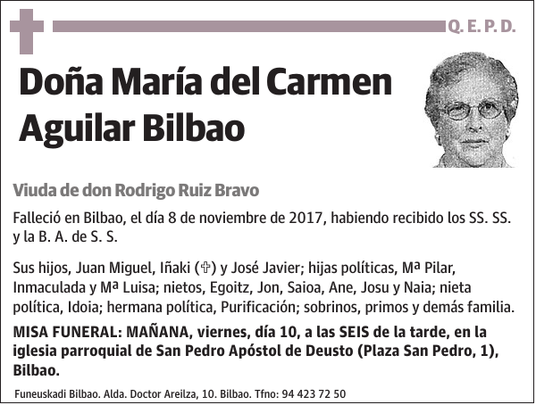 María del Carmen Aguilar Bilbao