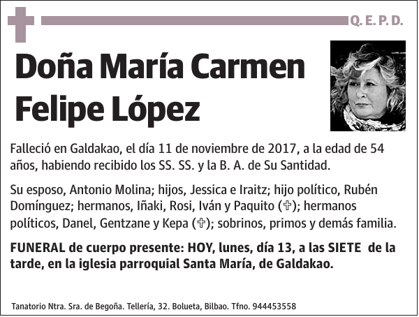 María Carmen Felipe López