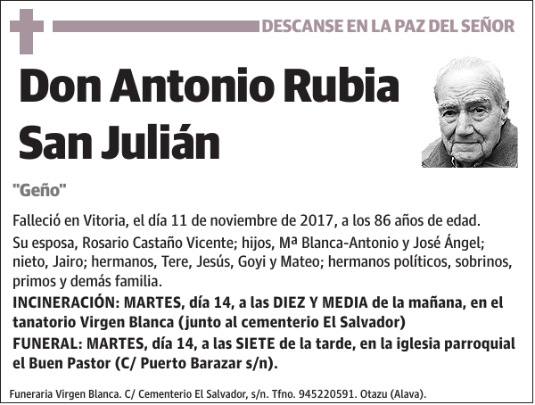 Antonio Rubia San Julián