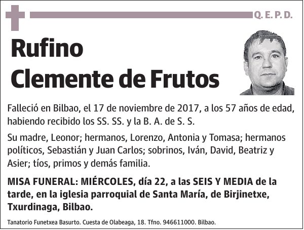 Rufino Clemente de Frutos