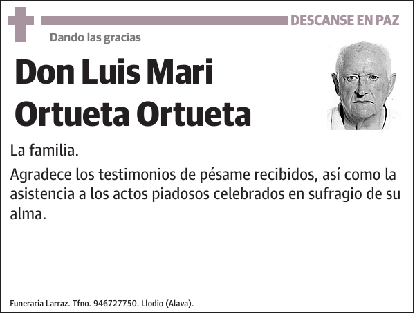 Luis Mari Ortueta Ortueta