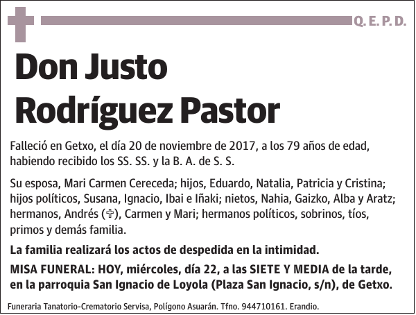 Justo Rodríguez Pastor