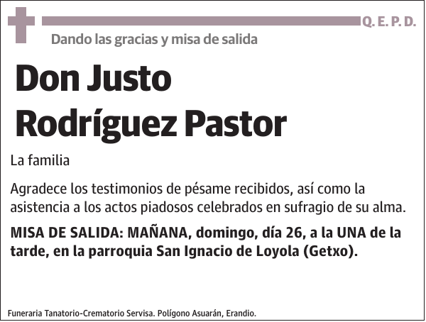 Justo Rodríguez Pastor