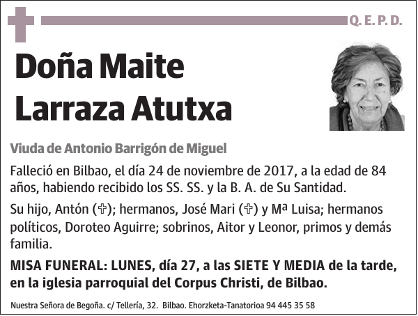 Maite Larraza Atutxa