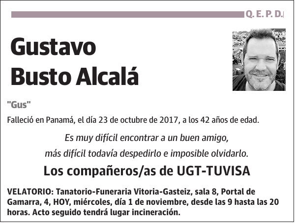 Gustavo Busto Alcalá