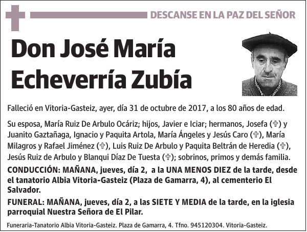 José María Echeverría Zubía