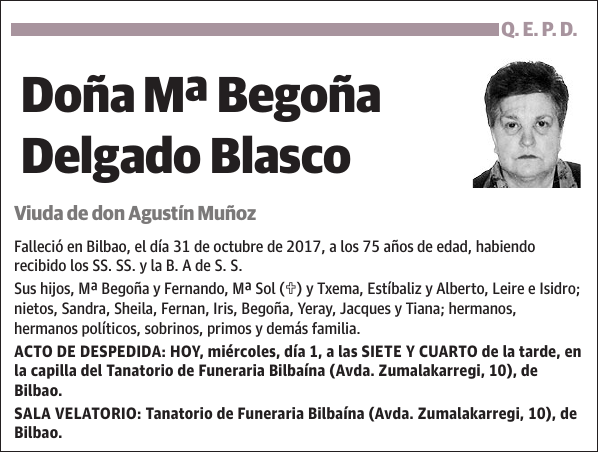 Mª Begoña Delgado Blasco