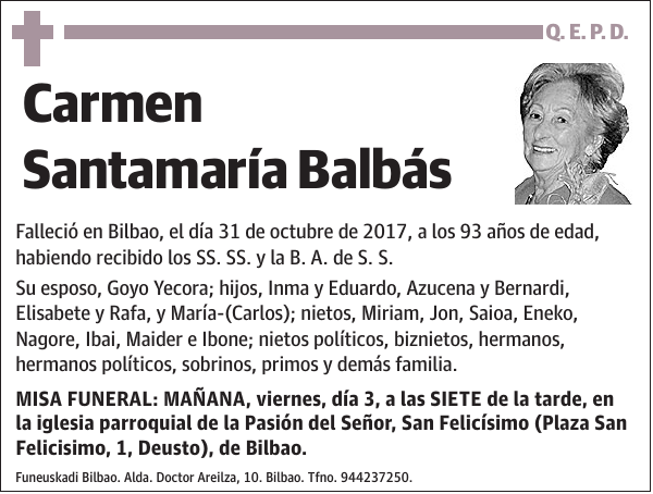 Carmen Santamaría Balbás