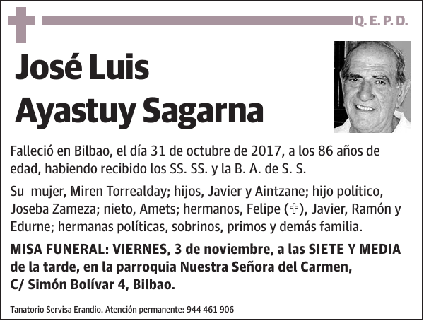 José Luis Ayastuy Sagarna