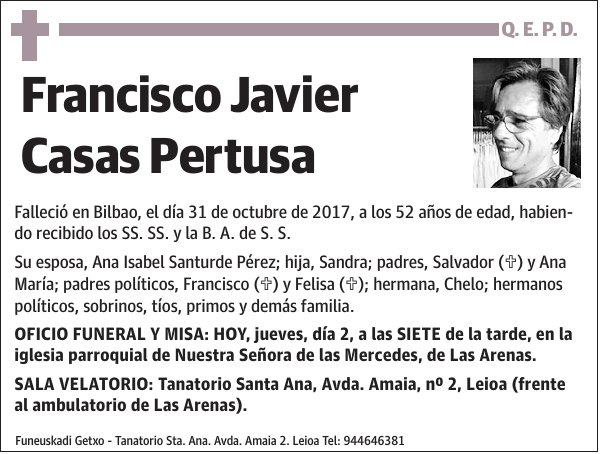 Francisco Javier Casas Pertusa