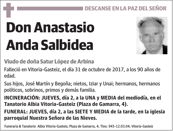 Anastasio Anda Salbidea