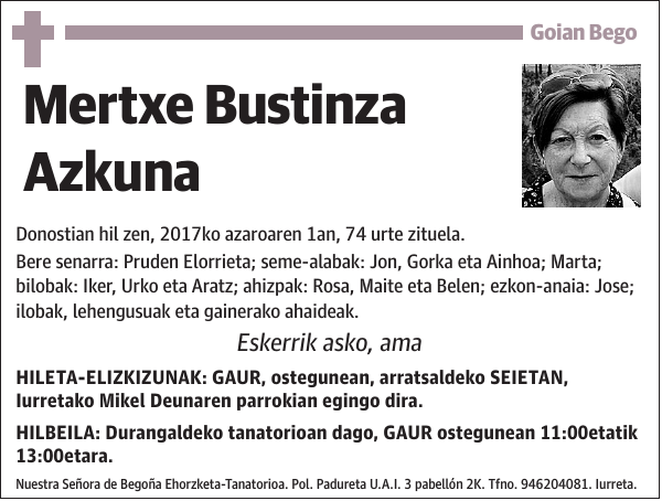 Mertxe Bustinza Azkuna