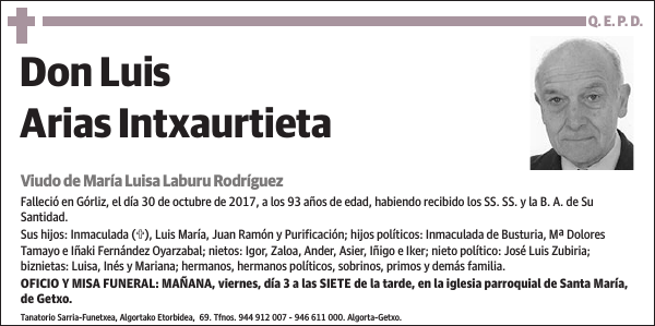 Luis Arias Intxaurtieta