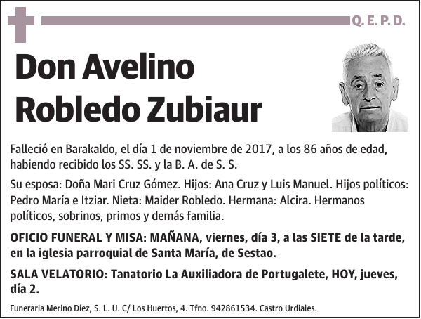 Avelino Robledo Zubiaur