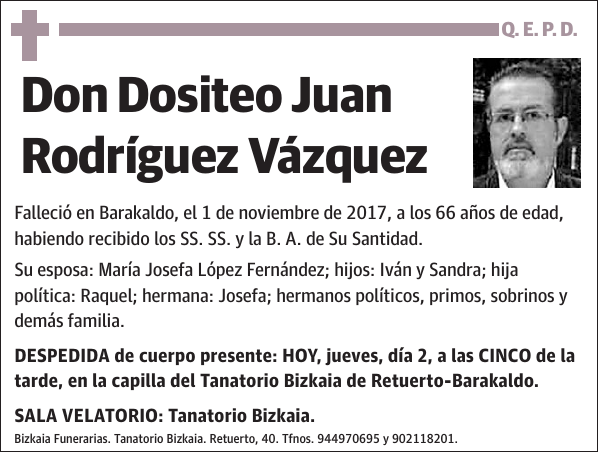 Dositeo Juan Rodríguez Vázquez