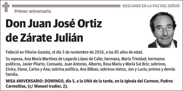 Juan José Ortiz de Zárate Julián