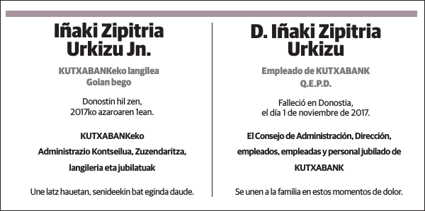 Iñaki Zipitria Urkizu