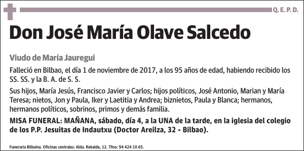 José María Olave Salcedo