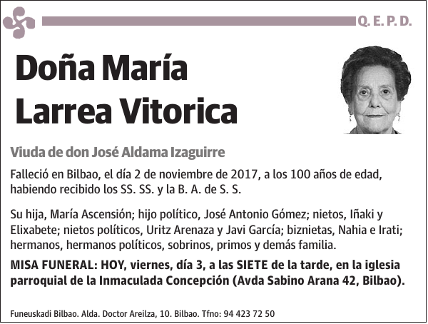 María Larrea Vitorica