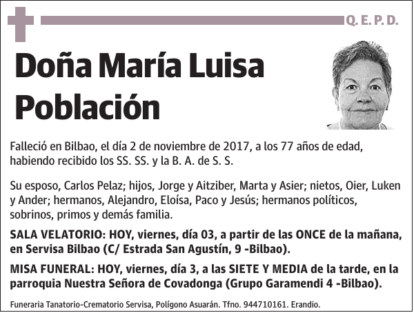 María Luisa Población