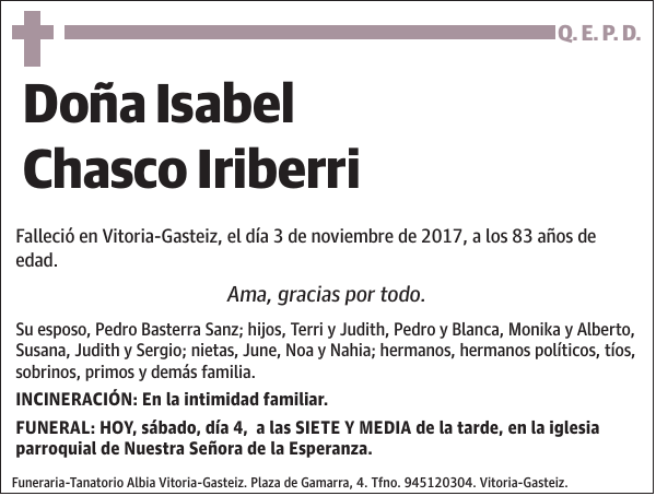 Isabel Chasco Iriberri