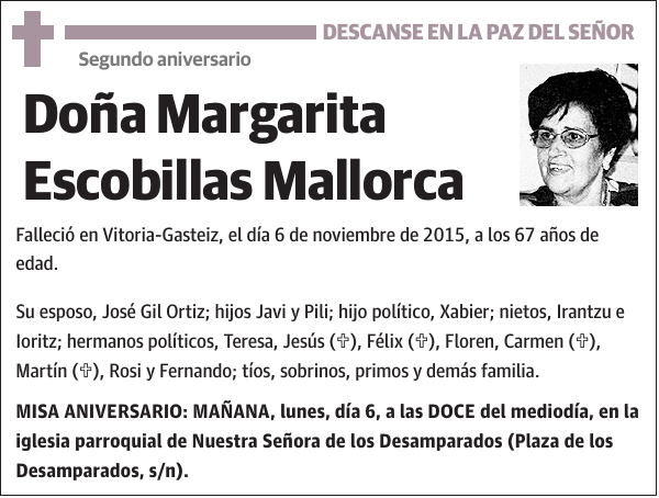 Margarita Escobillas Mallorca