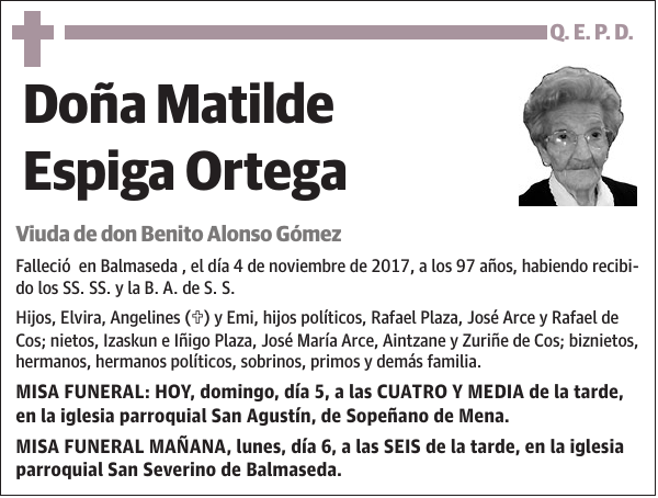 Matilde Espiga Ortega