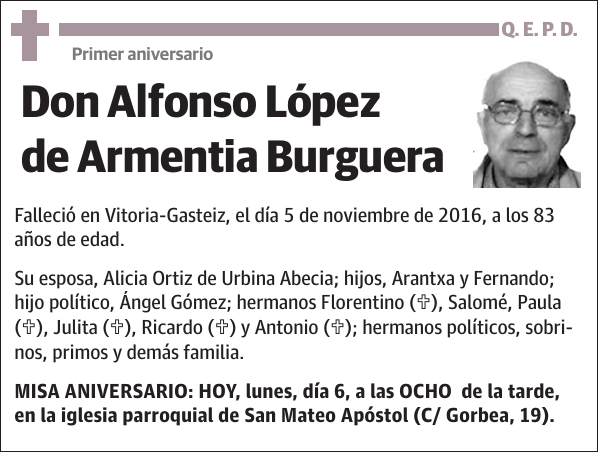 Alfonso López de Armentia Burguera