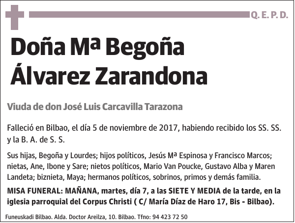 Mª Begoña Álvarez Zarandona