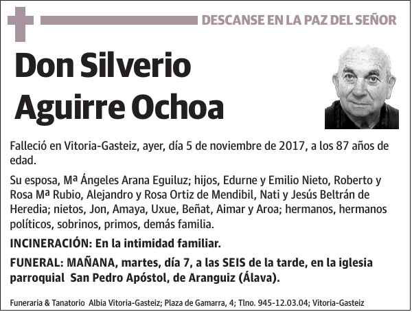 Silverio Aguirre Ochoa