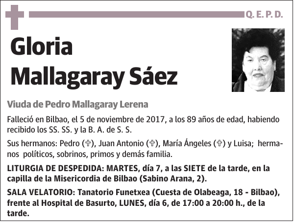 Gloria Mallagaray Sáez