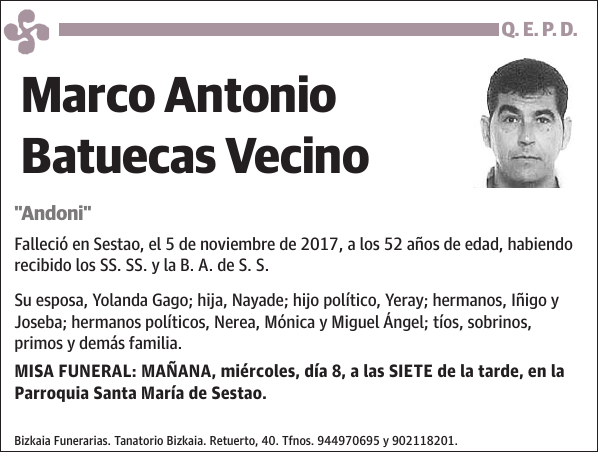 Marco Antonio Batuecas Vecino