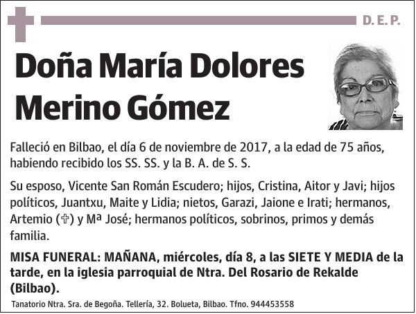 María Dolores Merino Gómez