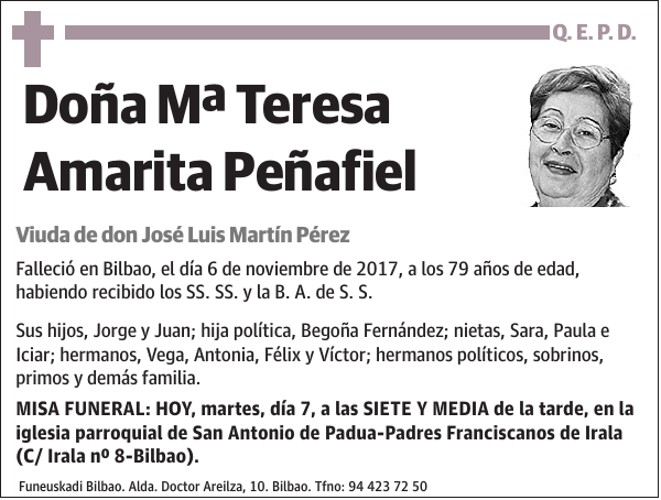 Mª Teresa Amarita Peñafiel