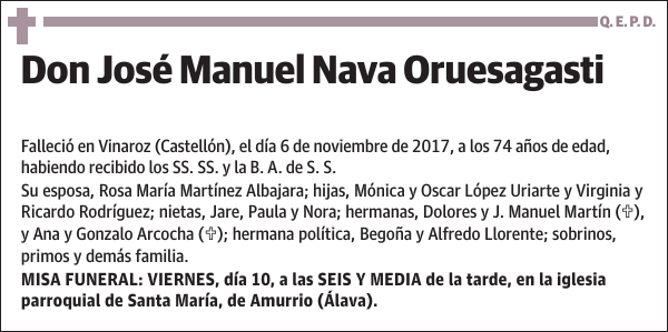 José Manuel Nava Oruesagasti