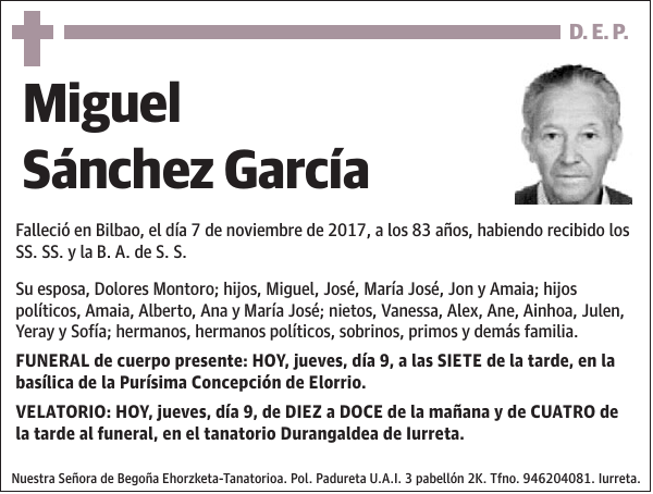 Miguel Sánchez García