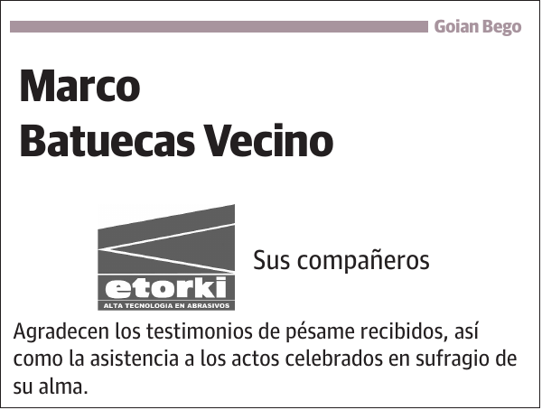 Marco Batuecas Vecino