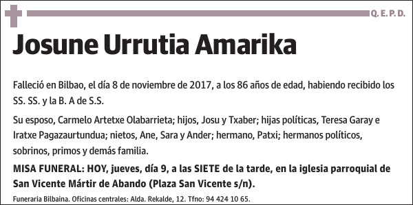 Josune Urrutia Amarika