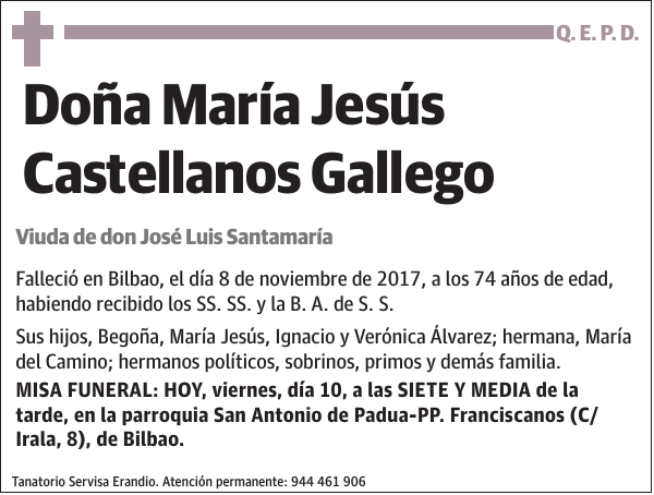 María Jesús Castellanos Gallego