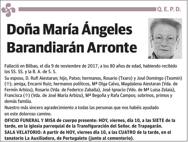 María Ángeles Barandiarán Arronte