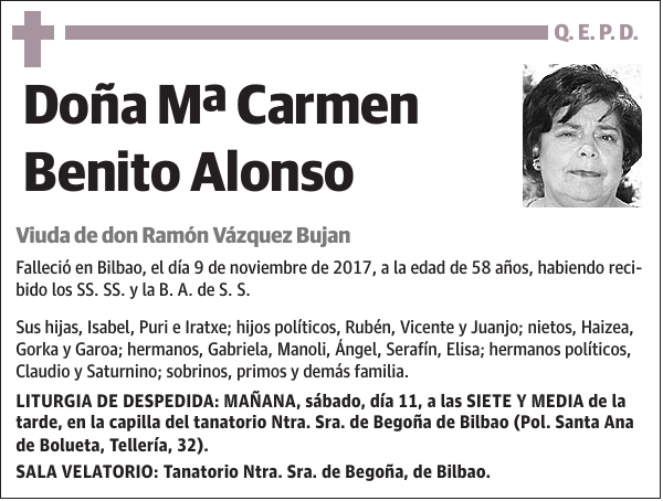 Mª Carmen Benito Alonso