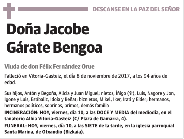 Jacobe Gárate Bengoa