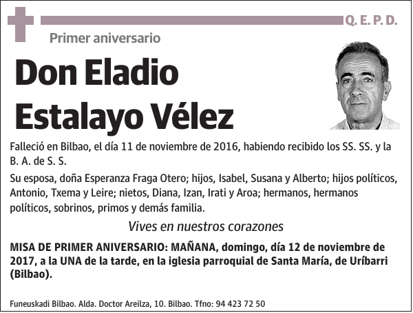 Eladio Estalayo Vélez