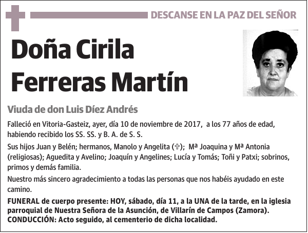 Cirila Ferreras Martín