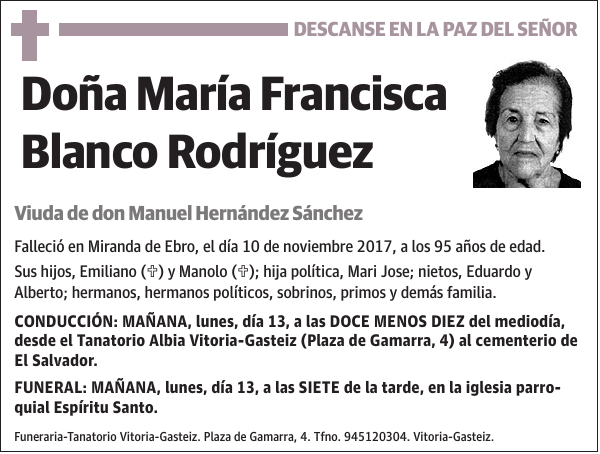 María Francisca Blanco Rodríguez